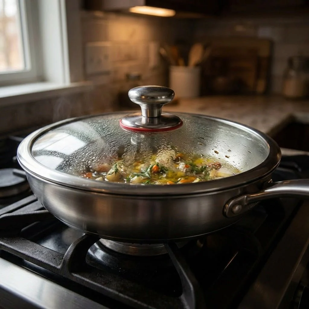 Hand-Hammered Titanium Pan Duo Set - Image 6